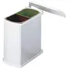 Image de Hailo MF Swing, Poubelle, Blanc