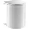 Image de Hailo 3515001 Poubelle MO Swing 40.1/15 w Armoires à partir de 400 mm de large avec porte à charnières, Poubelle, Blanc