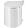 Image de Hailo Compact-Box M, poubelle encastrable, 15 litres, blanc, Poubelle, Blanc