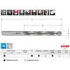 Image de Ruko, Foret, Spiralbohrer DIN 338 Typ N HSS-G in SB-Tasche Ø 8,5 x 117 x 75 mm (8,5)