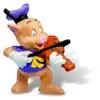 Image de Figurine Les trois petits cochons : Petit Cochon Violoniste Bullyland