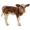 Image de Figurine vache marron/blanc : Veau Bullyland