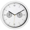 Image de Mebus 52826 radiopiloté(e) Horloge murale 260 mm x 42 mm blanc