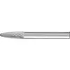 Image de Pferd, Tête de fraisage, Fraise sur tige RBF Ø 6 mm Longueur de la tête 18 mm Ø de la tige 6 mm Denture carbure 5