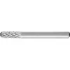 Image de Pferd, Tête de fraisage, Goupille de fraisage HSS circulaire 6x16 mm Ø tige 6 mm denture 3