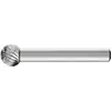 Image de Pferd, Abrasifs, Fraise sur tige KUD Ø 10 mm Longueur de la tête 9 mm Ø de la tige 6 mm HSS Denture 3 (3)