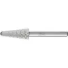 Image de Pferd, Abrasifs, Fraise sur tige HSS conique ronde 12x30 mm tige ø 6 denture 3 (3)