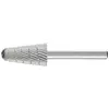 Image de Pferd, Tête de fraisage, Fraise sur tige HSS conique ronde 16x30 mm tige ø 6 denture 3