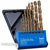 Image de Pferd, Foret, Jeu de 10 embouts de perçage métal DIN338 HSSE N 1-10 Inox (1 mm, 10 mm, 2 mm, 3 mm, 4 mm, 5 mm, 6 mm, 7 mm, 8 mm, 9 mm)