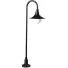 Image de Albert Leuchten, Éclairage d'extérieur, noir Lampe sur mât Alu (60 lm, E27, IP44)