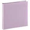 Image de Album photo HAMA grand format Fine Art, 30x30cm, 80 pages blanches, lilas