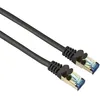 Image de Hama Câble réseau, rj45 mâle - rj45 mâle, catégorie 6, plaqué or, gris, 1,50m