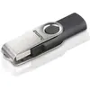 Image de Hama Rotate USB 2.0 (8 Go, USB-A), Clé USB, Noir, Argent