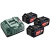 Image de Metabo, Batterie outillage + chargeur, Batterie de rechange 18V 3 x 5,2 Ah + chargeur de base (18 V)