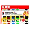 Image de Kit peinture à marbrer easy marble ( 6 flacons de 15 ml ) marabu mr130500087