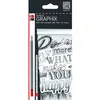 Image de 12 crayons graphix gris