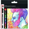 Image de Marabu, Marqueur, Marqueur permanent Graphix set, 12 pièces (12x)