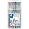 Image de Staedtler, Stylo, Revêtement pigmentaire Fineliner308 (6x)