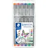 Image de Staedtler, Stylo, Pigmentaire pour fineliner308 (6x)