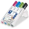 Image de Staedtler, Marqueur, marqueur pour tableau Lumocolor 351 pointe ronde Box 4 pièces, tri 2 (4x)