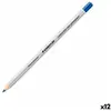 Image de Staedtler, Marqueur, Crayon Lumocolour Omnichrome Non Permanent - Bleu (boîte de 12) (12x)