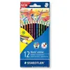 Image de Staedtler 185 c12 - noris plumier avec 12 couleurs assorties