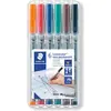 Image de Staedtler, Marqueur, Lumocolor non-permanent (6x)
