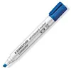 Image de Marqueur effaçable pointe biseautée bleu Lumocolor - Staedtler