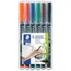 Image de Staedtler, Marqueur, Lumocolor permanent (6x)