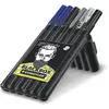 Image de Staedtler, Stylo, Set d'écriture triplus black mobile office Contenu : 1x fineliner triplus noir & bleu (334-3, 334-9) (6x)