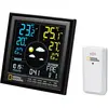 Image de National Geographic Bresser Weerstation - - incl. Wekker - Voor Binnen & Buiten -, Station météo, Noir