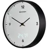 Image de BRESSER MyTime LEDsec Horloge murale 24 cm avec affichage de la température