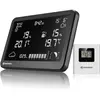 Image de Bresser Weerstation - MeteoTemp TBH - Thermo -/ Hygrometer - Draadloos - Zwart, Station météo, Noir