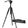 Image de Bresser Treppiede BX-10 Pro con Testa Pan-Tilt Fluida (Métal), Trépied, Noir