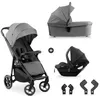 Image de Poussette Ensemble Trio Shop N Care Gris