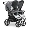 Image de Poussette Jumeaux Roadster Duo SLX - Grey silver