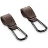Image de Hauck, Poussette : accessoires, Crochet de fixation marron 2 pièces