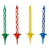Image de Lot de 24 bougies d'anniversaire et 12 bobèches Fackelmann Rio Party
