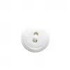 Image de Carte de 5 boutons classique blanc 14mm - Distrifil(...) -