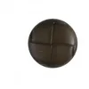 Image de Carte de 2 boutons capitonnés noir 20mm - Distrifil(...) - Marron