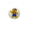 Image de Carte de 3 boutons Ourson bleu 14mm - Distrifil(...) - Multicolore