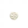 Image de Carte de 7 boutons Bonbon fleur 11mm - Distrifil(...) - Blanc