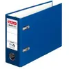 Image de Herlitz - classeur, largeur de dos de 75 mm, format oblong a5,bleu, classeur en plastique, film en pp transparent, miroir intéri