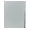 Image de Herlitz - intercalaires en plastique 1-31, 31 positions, format a4, gris, film en pp, perforation euro (10843712-000)