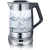 Image de SEVERIN WK 3479 Deluxe - Infuseur à thé/bouilloire - 1.7 litres - 3 kWatt - glass/brushed stainless steel/black