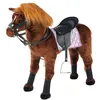 Image de Happy People cheval d'obstacle avec son 80 x 30 x 70 cm peluche marron