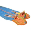 Image de WEHNCKE Toboggan aquatique double 650x180 cm Orange et bleu