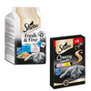 Image de 9x12g Sheba Creamy Snacks poulet & saumon - Friandises pour chat