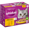 Image de Whiskas 1+ 12 x 85 g pour chat - Sélection de volaille en gelée