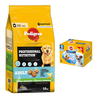 Image de 12kg Pedigree Professional Nutrition Adult à la volaille et aux légume, croquettes pour chiens